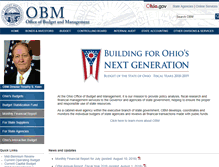 Tablet Screenshot of obm.ohio.gov
