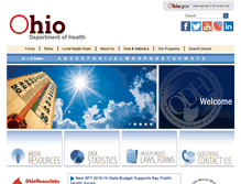 Tablet Screenshot of odh.ohio.gov