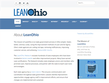 Tablet Screenshot of lean.ohio.gov
