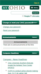 Mobile Screenshot of my.ohio.edu