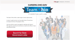 Desktop Screenshot of careers.ohio.gov