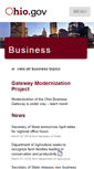 Mobile Screenshot of business.ohio.gov