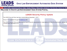 Tablet Screenshot of leads.ohio.gov