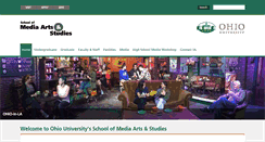 Desktop Screenshot of mediaschool.ohio.edu