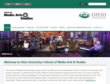 Tablet Screenshot of mediaschool.ohio.edu
