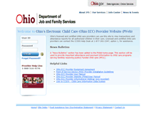 Tablet Screenshot of eccproviderweb.ohio.gov