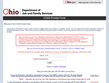 Tablet Screenshot of ccidsportal.ohio.gov
