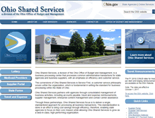 Tablet Screenshot of ohiosharedservices.ohio.gov